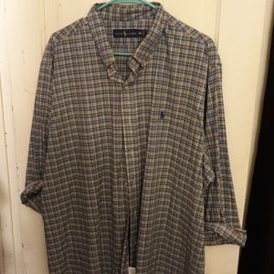 Long sleeve polo shirt